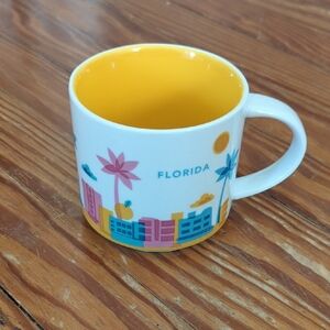 LAST CHANCE Florida Souvenir Mug - Yellow Interior